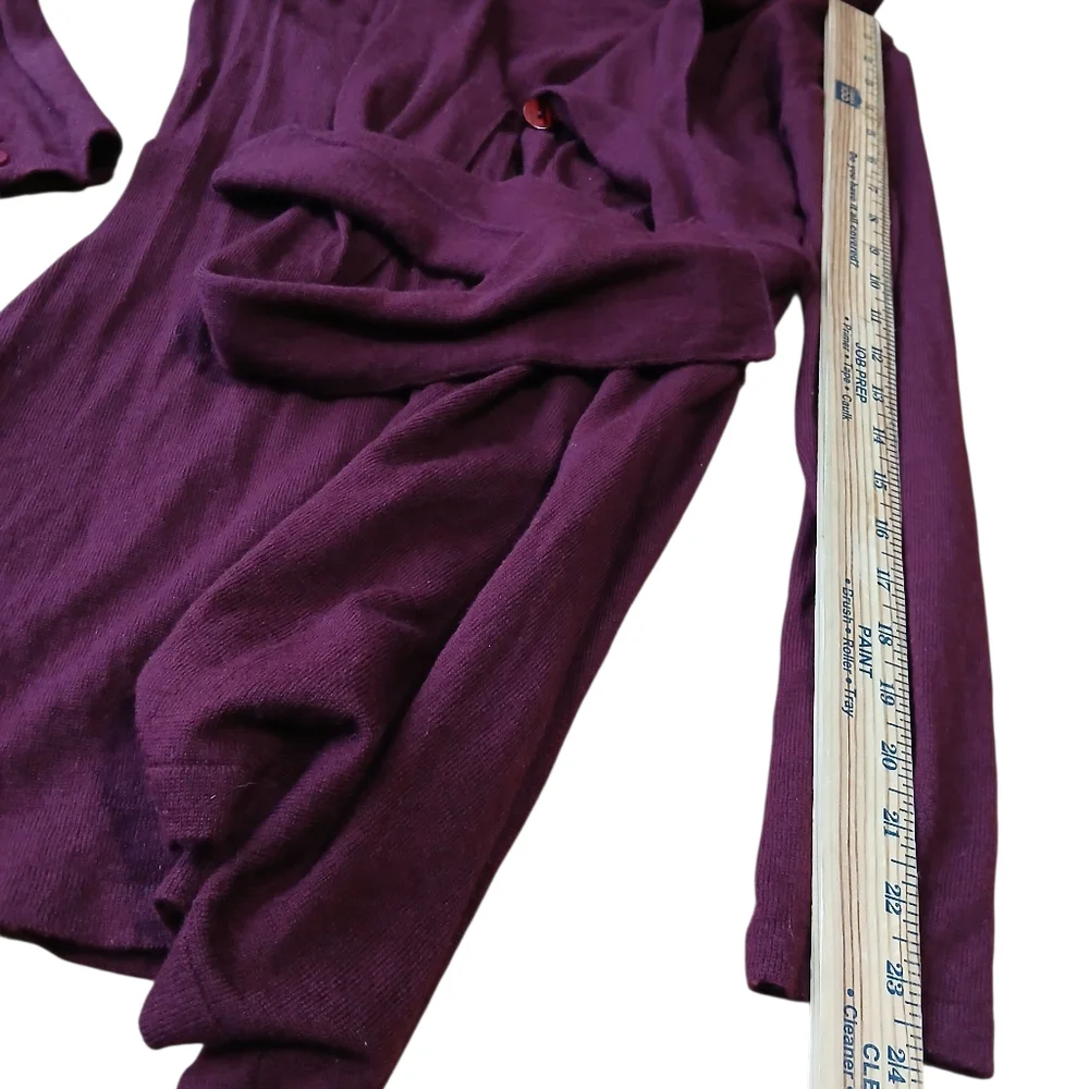 Brunella Gori Burgundy Women's Size Small 100% ExtraFine Merino Wool Sweater